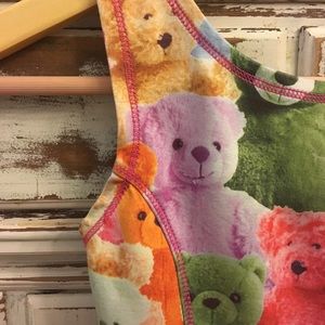 Adorable little girls’ teddy bear dress